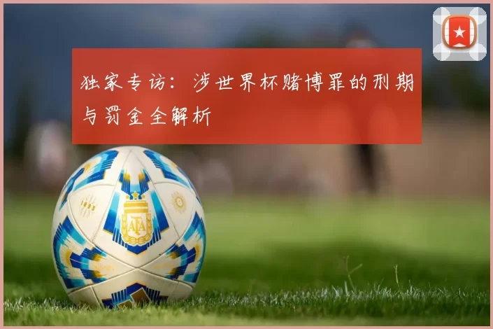 独家专访：涉世界杯赌博罪的刑期与罚金全解析